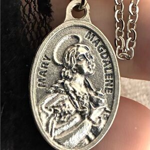 MARY MAGDALENE MEDAL NECKLACE -EASTER